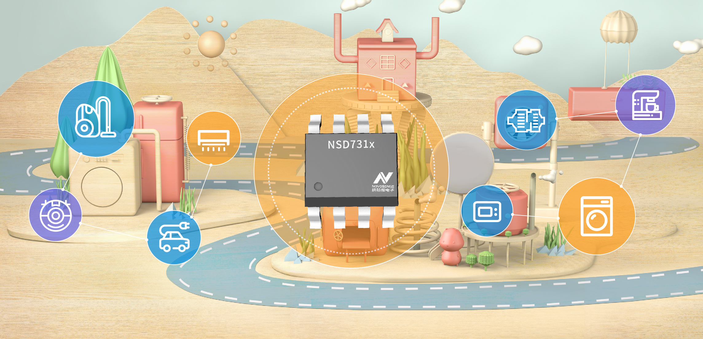 1号娱乐直流有刷电机驱动NSD731x系列发布多款新品，任君挑。